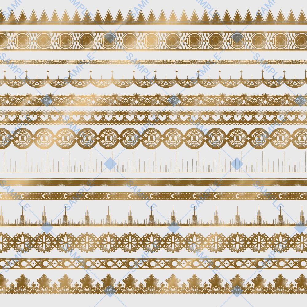 Blurry decoration brush set + image material