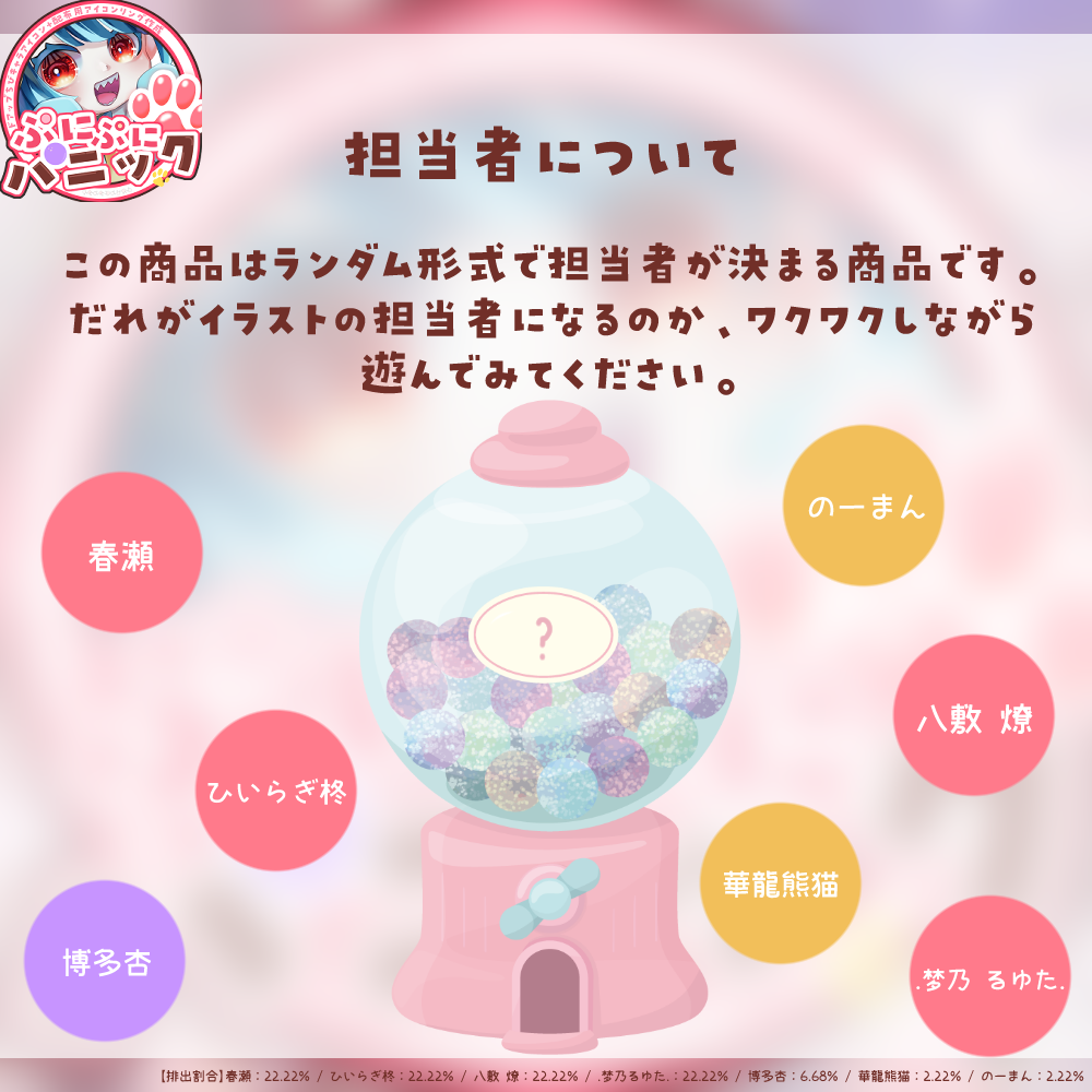 【チビキャラアイコン大増殖】ぷにぷにパニック!アイコンリングセット