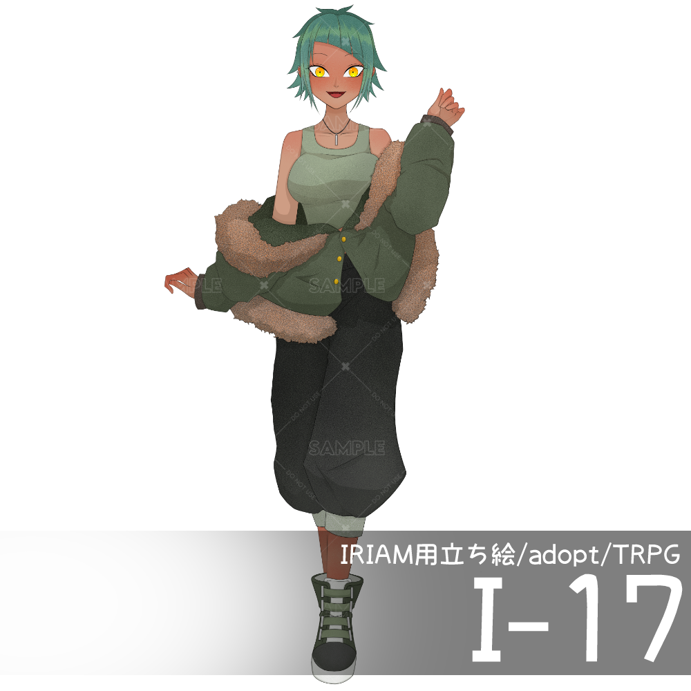 【IRIAM向け立ち絵イラスト】I-17【adopt/TRPG】
