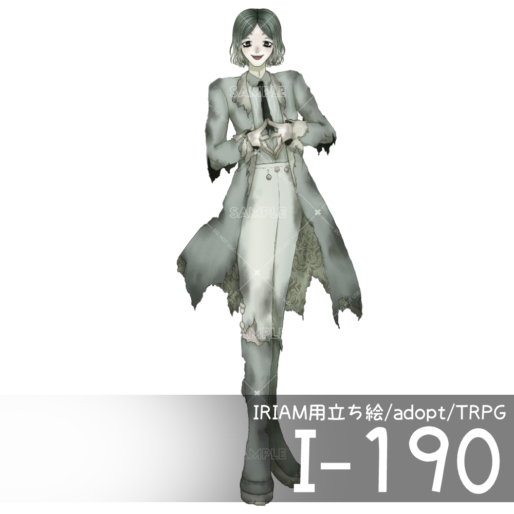 【IRIAM向け立ち絵イラスト】I-190【adopt/TRPG】