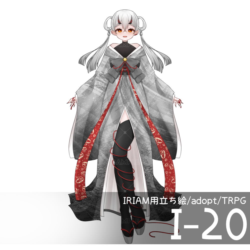 【IRIAM向け立ち絵イラスト】I-20【adopt/TRPG】