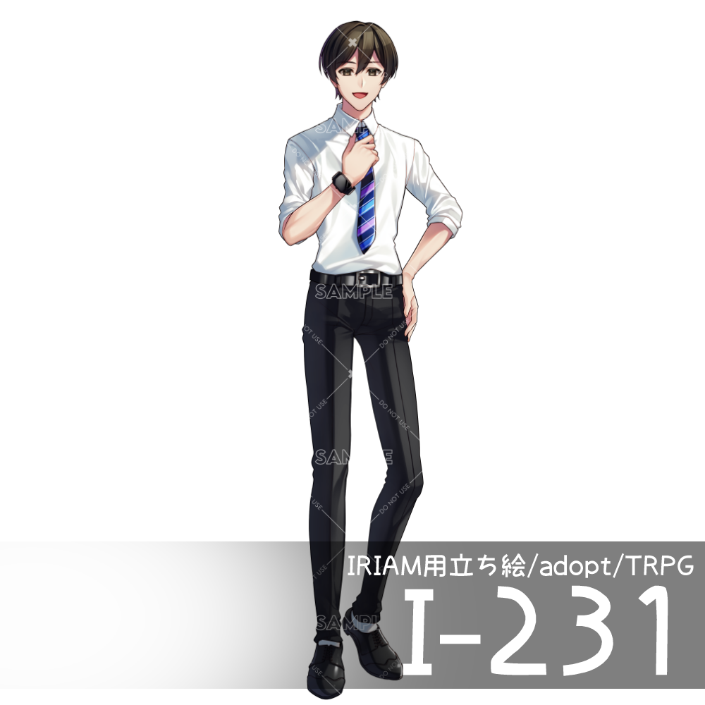 【IRIAM向け立ち絵イラスト】I-231【adopt/TRPG】