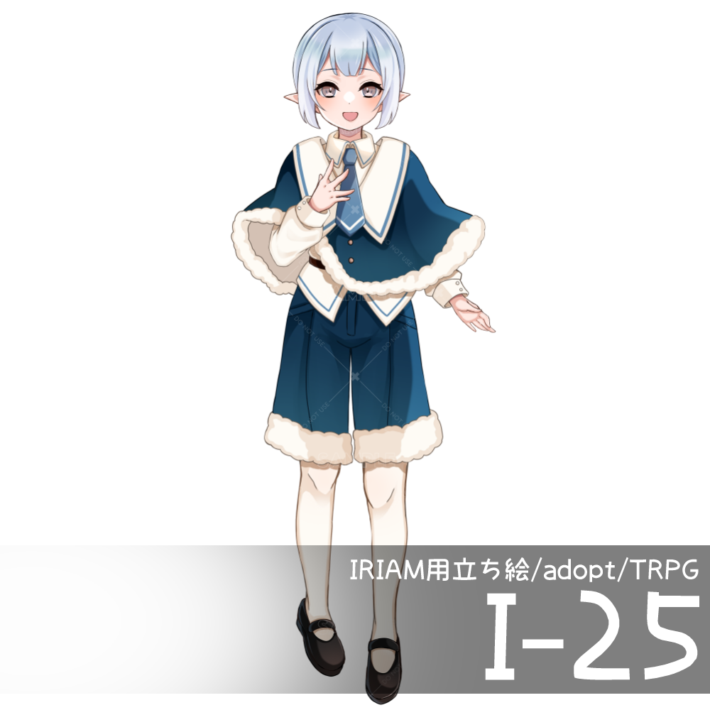 【IRIAM向け立ち絵イラスト】I-25【adopt/TRPG】