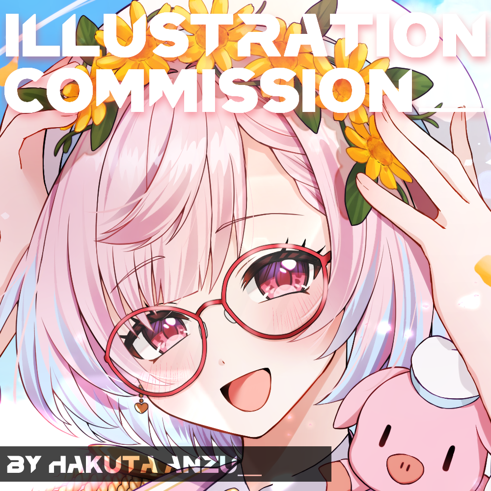 【アイコン作成】Illustration commission by Hakuta Anzu