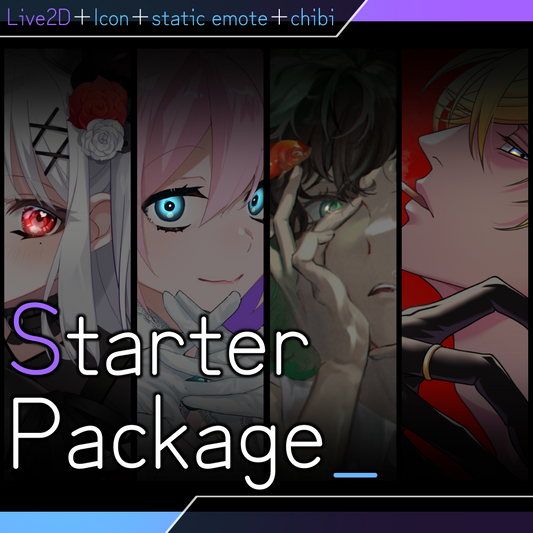 【バストアップLive2D作成】Starter Package