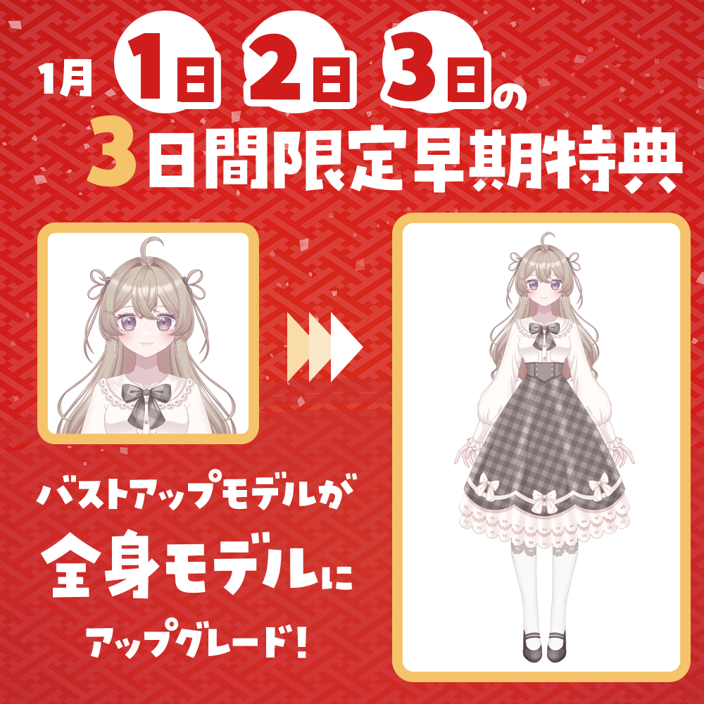 【新年福袋】Vtuberになりたいなら！新春Vデビュー初売りセット2025