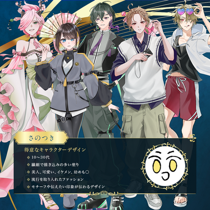 【Live2D作成】summer premium pack2026