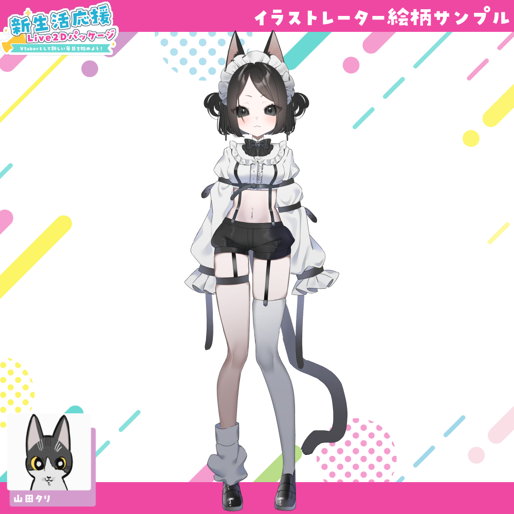 【全身モデル作成】新生活応援！Live2Dパッケージ-Vtuberとして新しい毎日を始めよう！