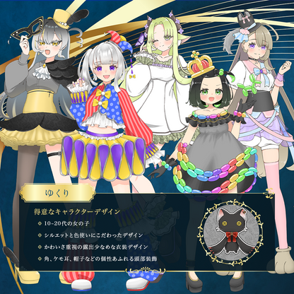 【Live2D作成】summer premium pack2026