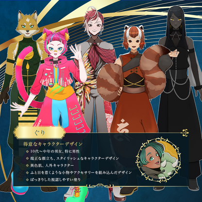 【Live2D作成】summer premium pack2026