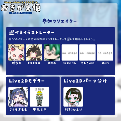 【Vtuberのためのおようふく屋さん】おきがえ便