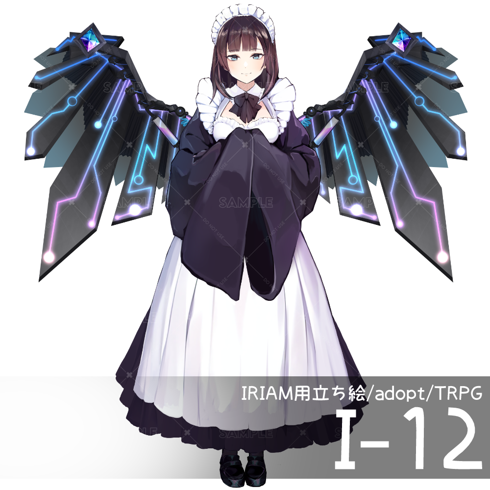 [Standing illustration for IRIAM] I-12 [adopt/TRPG]