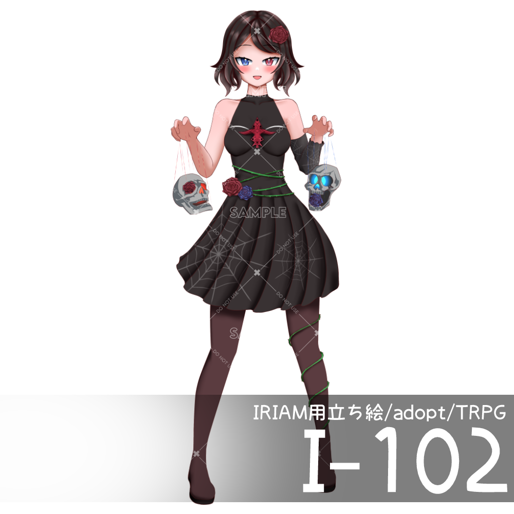 [Standing illustration for IRIAM] I-102 [adopt/TRPG]