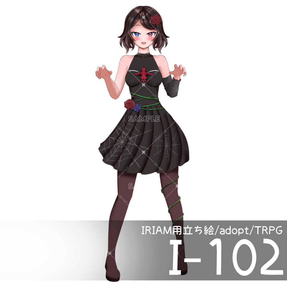 [Standing illustration for IRIAM] I-102 [adopt/TRPG]