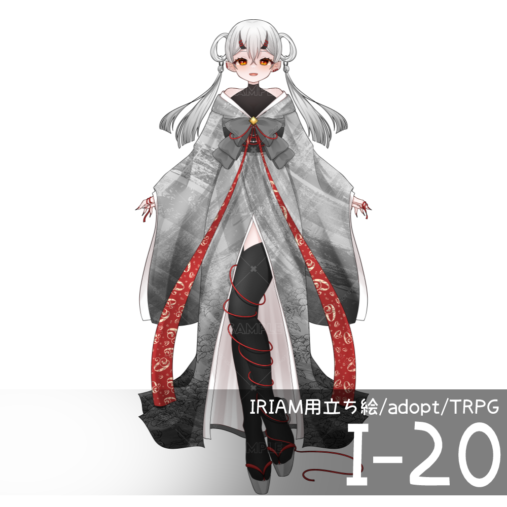 [Standing illustration for IRIAM] I-20 [adopt/TRPG]