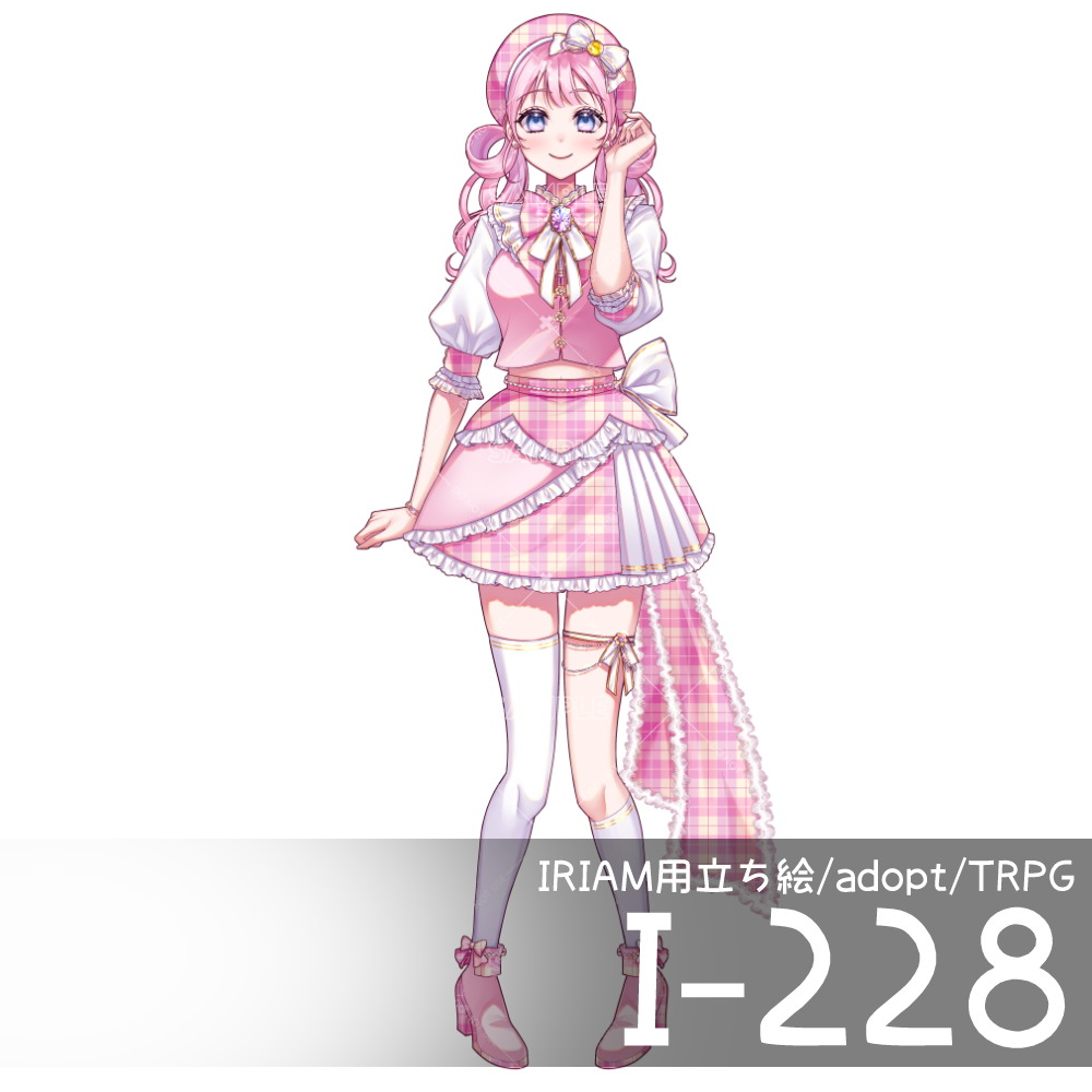 【IRIAM向け立ち絵イラスト】I-228【adopt/TRPG】