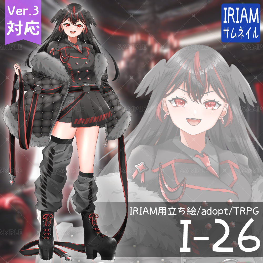 [Standing illustration for IRIAM] I-26 [adopt/TRPG]