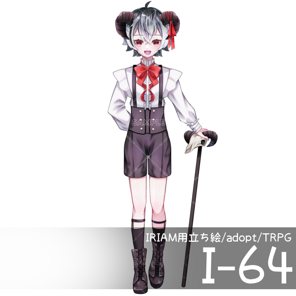 [Standing illustration for IRIAM] I-64 [adopt/TRPG]