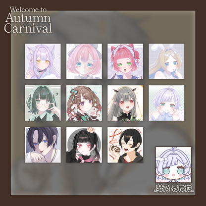 【イメージアイコン作成】welcome to Autumn Carnival