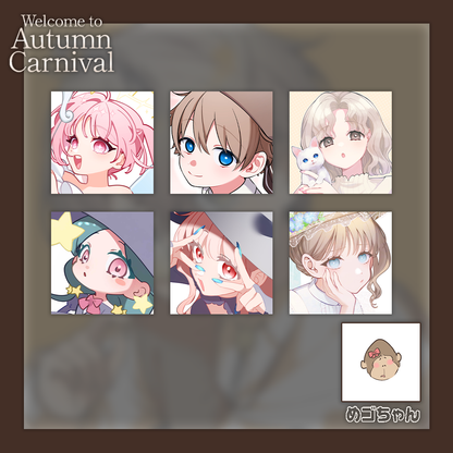 【イメージアイコン作成】welcome to Autumn Carnival
