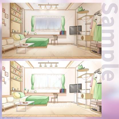【配信用背景におすすめ】Fumina's Background Illustration Package【オーダーメイド】