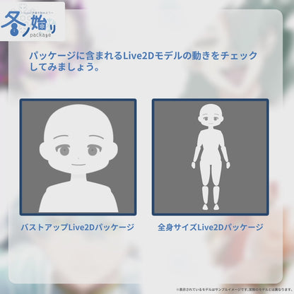 【Live2D&イラスト作成】∼Vtuber準備を始めよう∼冬ノ始リpackage