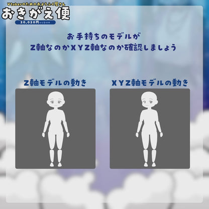【Vtuberのためのおようふく屋さん】おきがえ便