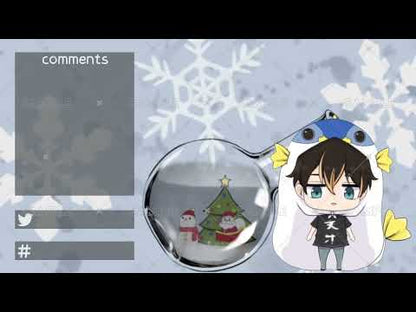 [Animated chat background] Snow globe