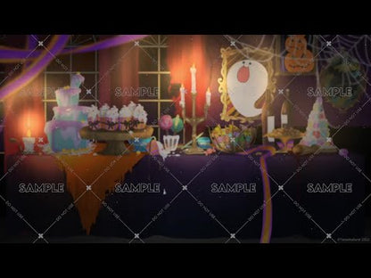 [Moving Background Material] Halloween Night Party