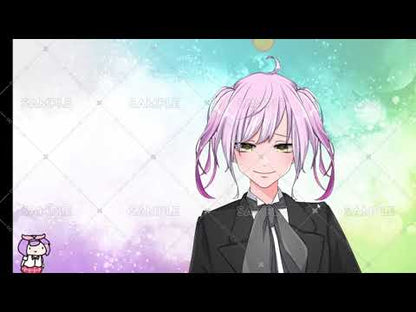 [Live2D material for Vtubestudio] Twin tails with freely changeable colors